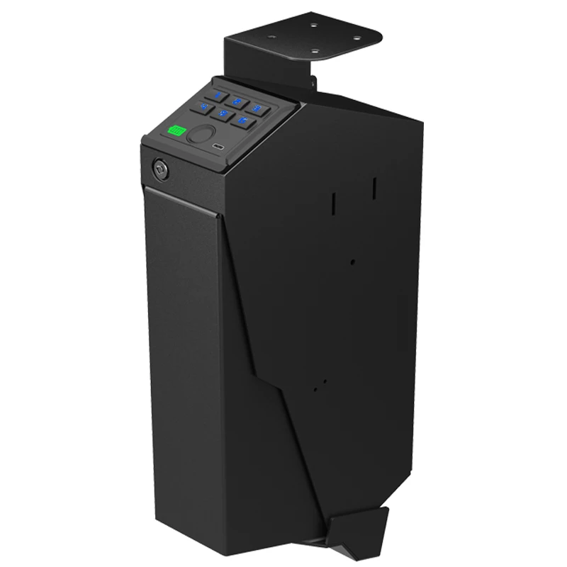 New Anti-theft Fingerprint Password Key Hanging Wall Portable Gun case Silent Gun case Deskside Gun case