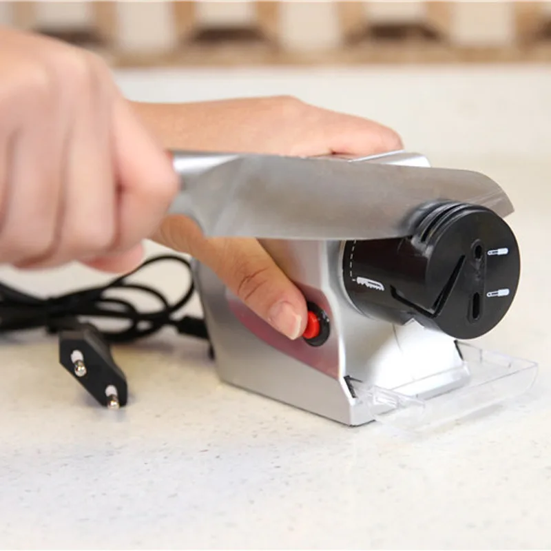 Multifunction Kitchen Electric Knife Sharpening Machine Quick Grinder Swifty Sharp 2 in 1 Electric/Manual Knife Sharpener
