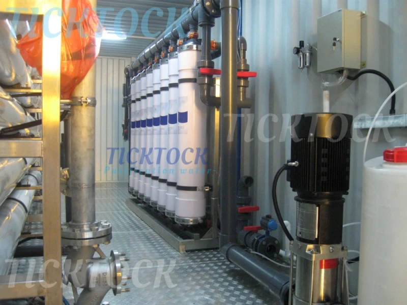 Containerized Brackish Water CIP Dosing System UV Reverse Osmosis Big ...