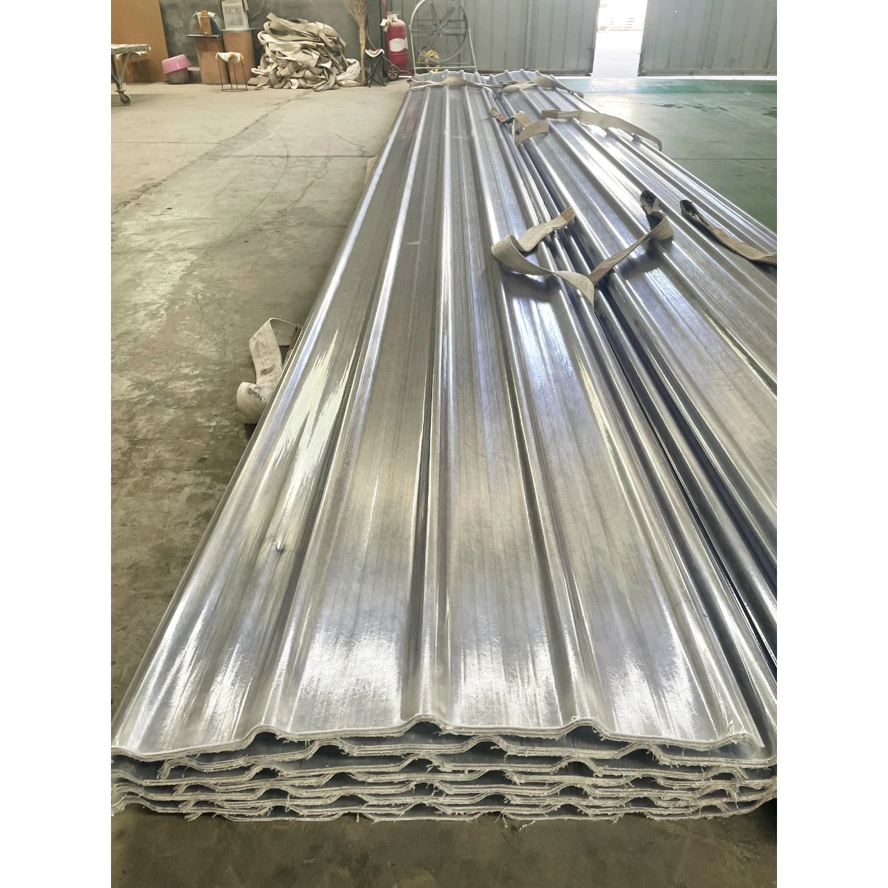 Lightweight Corrugated Plastic Roofing Sheet Price, Fiber Frp Transparent  Roof Panel, Fiberglass Material Roof Tile