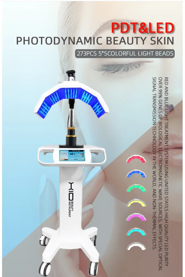 best selling face care 2022 skin beauty products portable pdt full body pdt 7 color pdt photo therapy red light therapy device