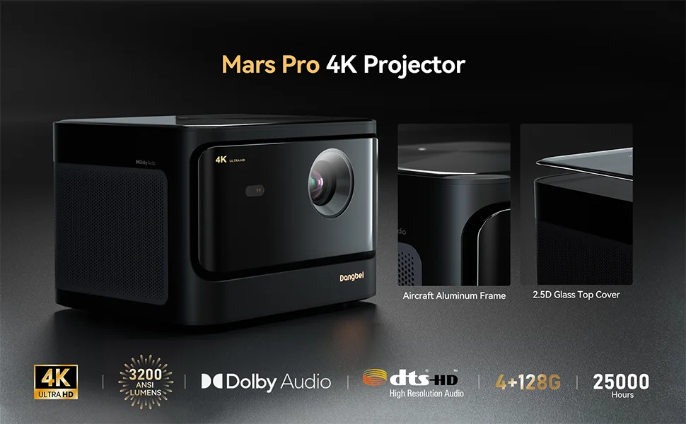 グローバルバージョンDangbeiMarsProレーザー4K真の3D