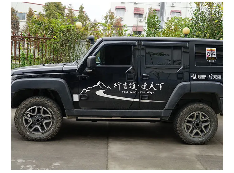 Aluminum Alloy Auto Running Board Automatic Power Step for BAIC MOTOR BJ40  Foot Pedal 2 Door 4 Door Electric Side Step factory