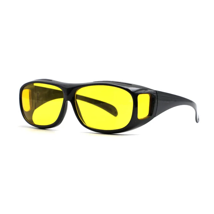 Unisex Square Yellow Lenses Night-Vision Glasses Driving Glasses Men Women  Windproof Driving Goggle - AliExpress