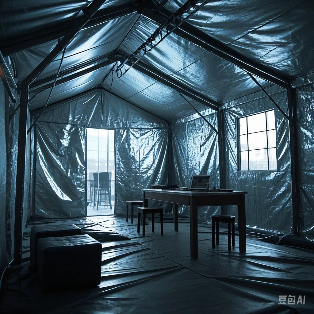 Ultraviolet Protection Anti-Hail Disaster Relief Tents Temporary Warehouse Shelters with Foil Foam Woven Insulation Material