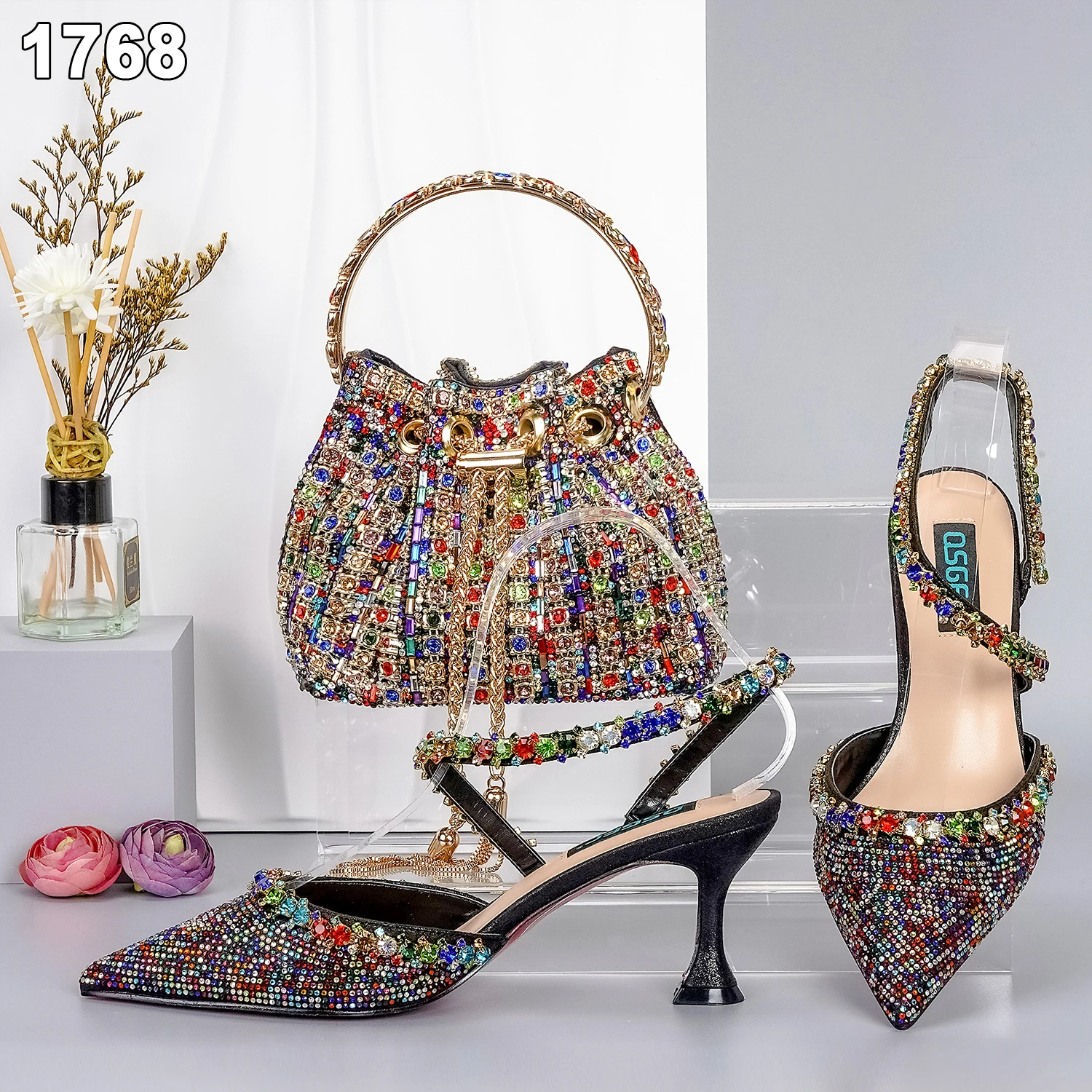 Shoes with Matching Bags Shoe and Bag Set for Party in Women Women Party  Pumps with Purse Women High Heels: Buy Online at Best Price in UAE -  Amazon.ae