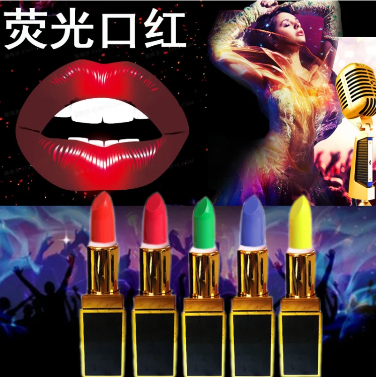 Vegan 2021 Halloween Uv Glow Lipstick Evening Show Private Label Night Club  Luminous Magic Uv Fluorescent Neon Shine Lipstick - Buy Vegan 2021  Halloween Uv Glow Lipstick,Private Label Night Club Luminous Lipstick,Oem