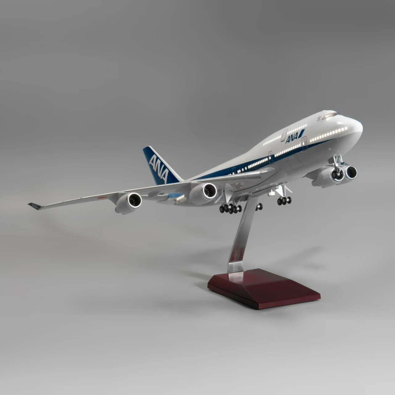 ANA Boeing 747 メモリアル 置物 クリスタル Business Gift Decoration Collection Model Boeing 747-400 ANA