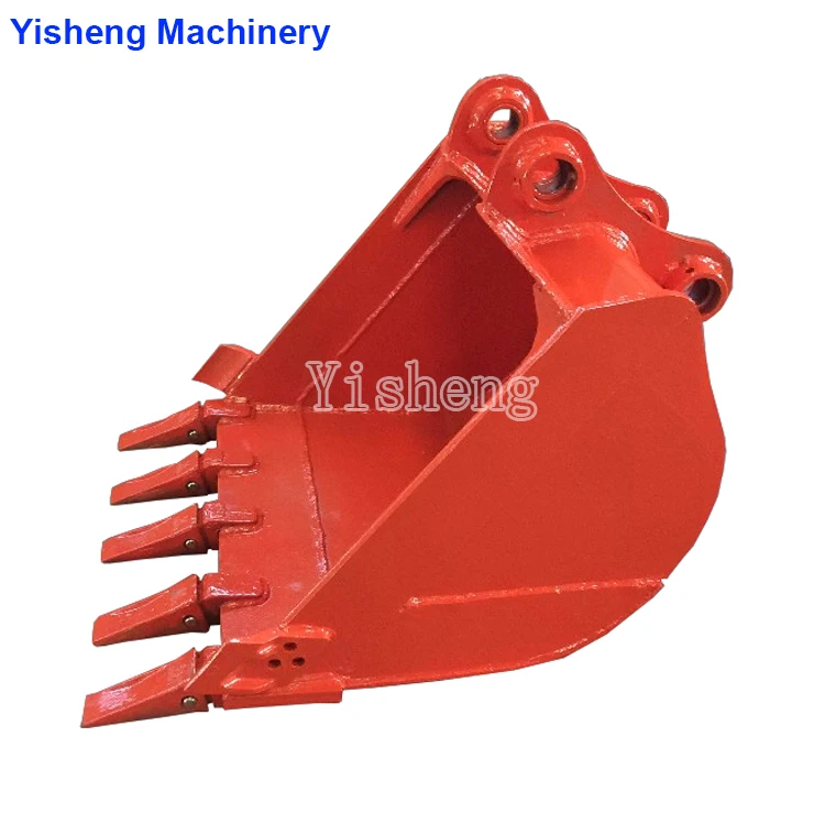 Ex120 Excavator Bucket Standard Bucket Size 0.5m3 0.6m3 Material Q345b
