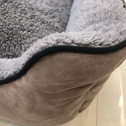 New design wholesale comfortable cushion pet bed suede quality pet dog bed NO 4