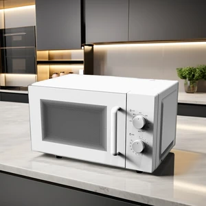 Electric 20l True Microwave Oven Digital Display Stainless Steel Cavity Kitchen Cooking Countertop Microondas