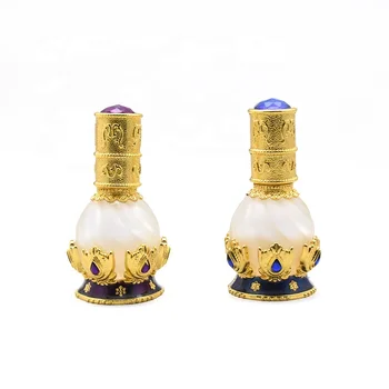 wholesale oil perfume bottles luxury metal attar bottles empty perfume bottle dubai 12ml
