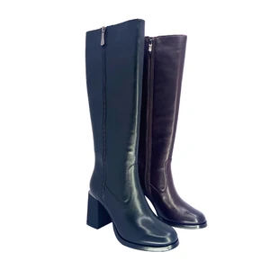 2020 New Sexy Women's Boots Fashion Women's Leather Boots Creative High Heel Knee Long