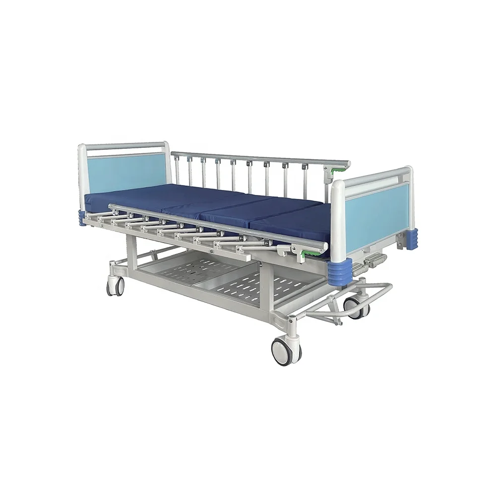 Safety-Enhanced Metal Pediatric Bed with Adjustable Anti-Collision Corners and Foot Brake System for Hospital Wards 6