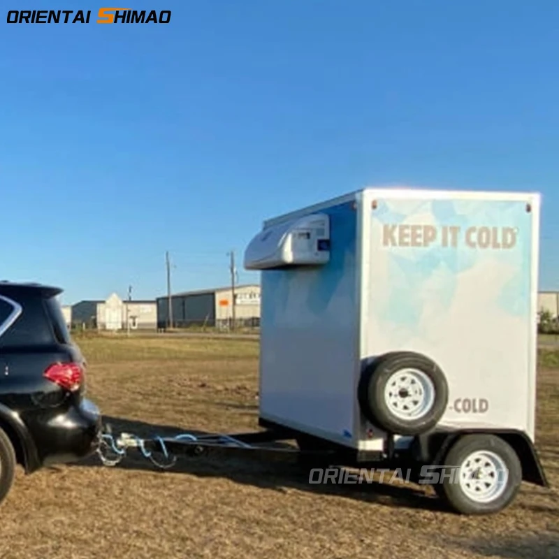 Portable Cold Room Vegetable Cold Storage Freezer and Chiller Trailers Mobile Refrigerated Cold Storage Trailer