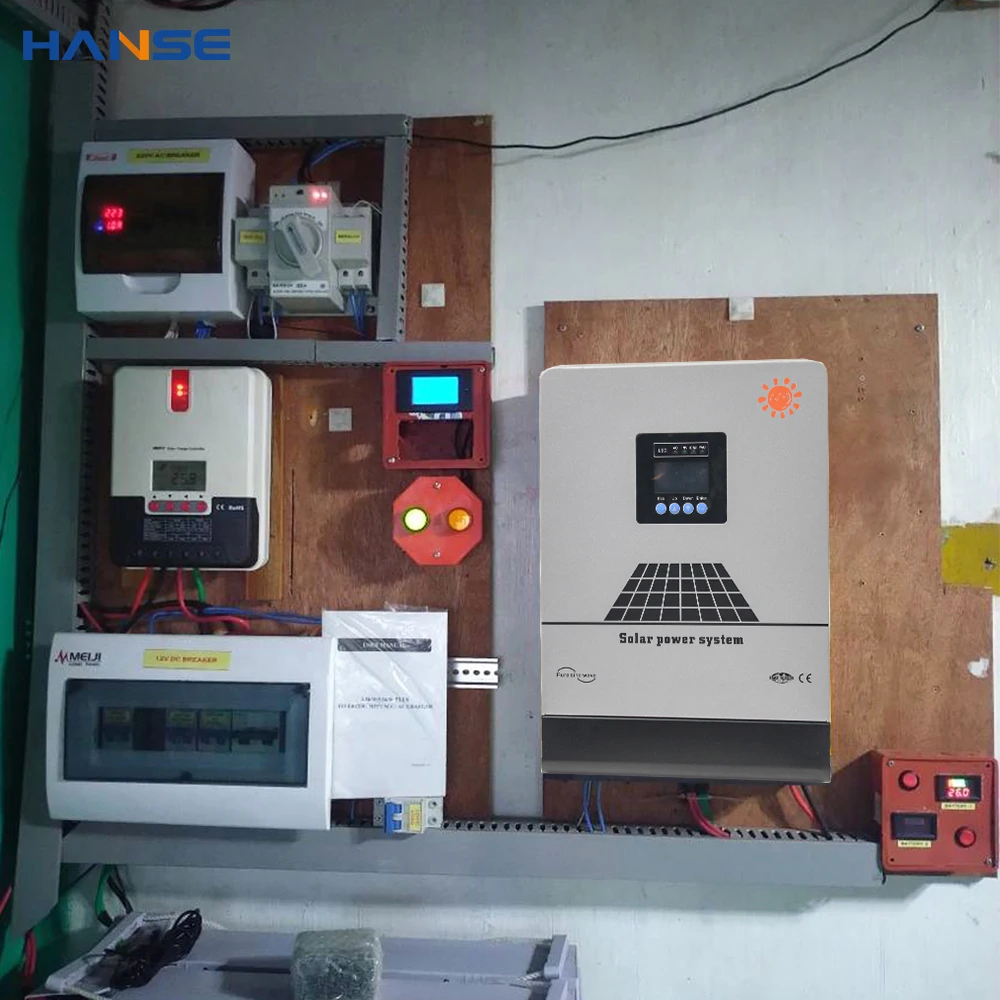 3000w 5000w All In One Home 3kw Hybrid Solar Power System Commercial