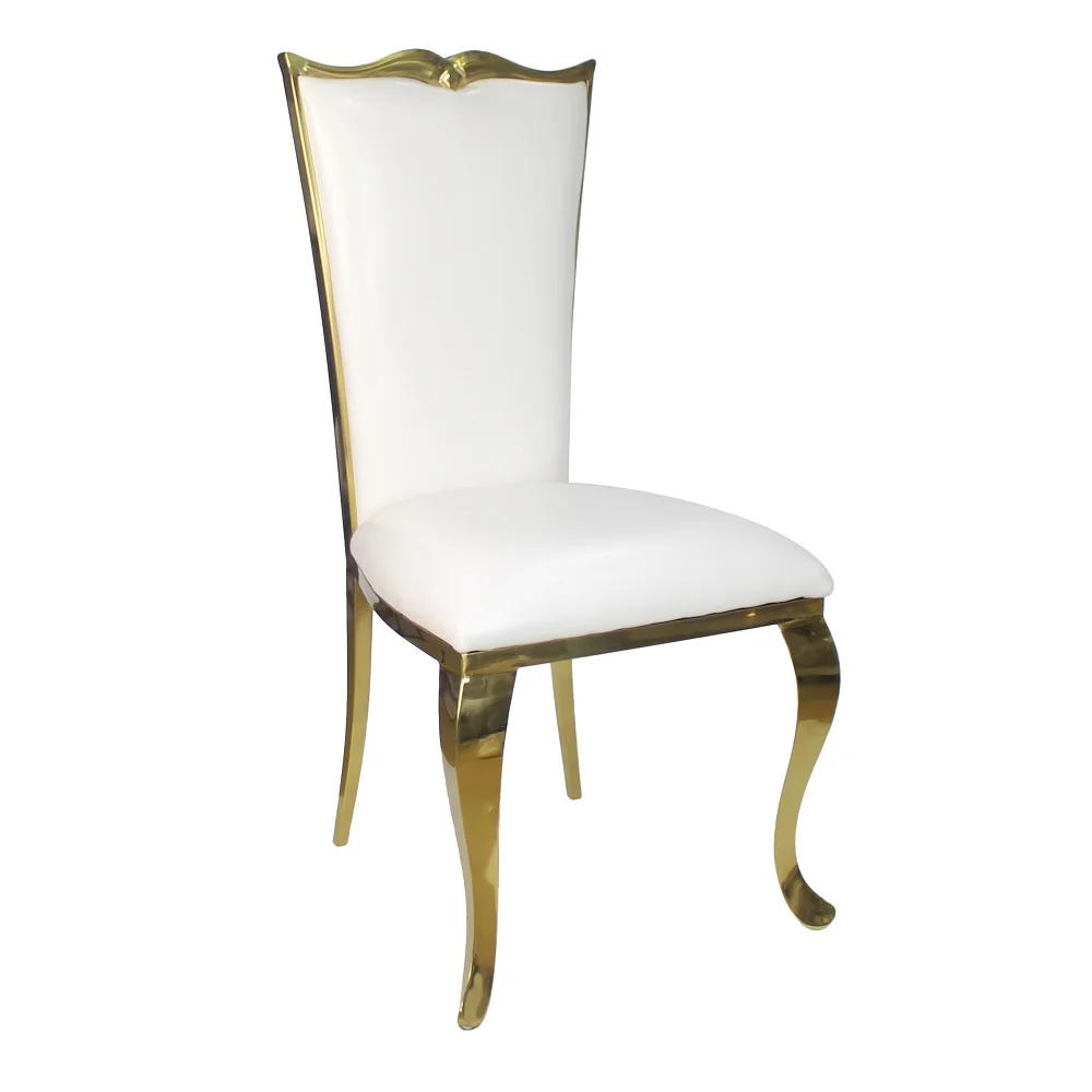 guangzhou moder gold metal luxury dining wedding banquet stainless steel  chair frame for hotel hall| Alibaba.com