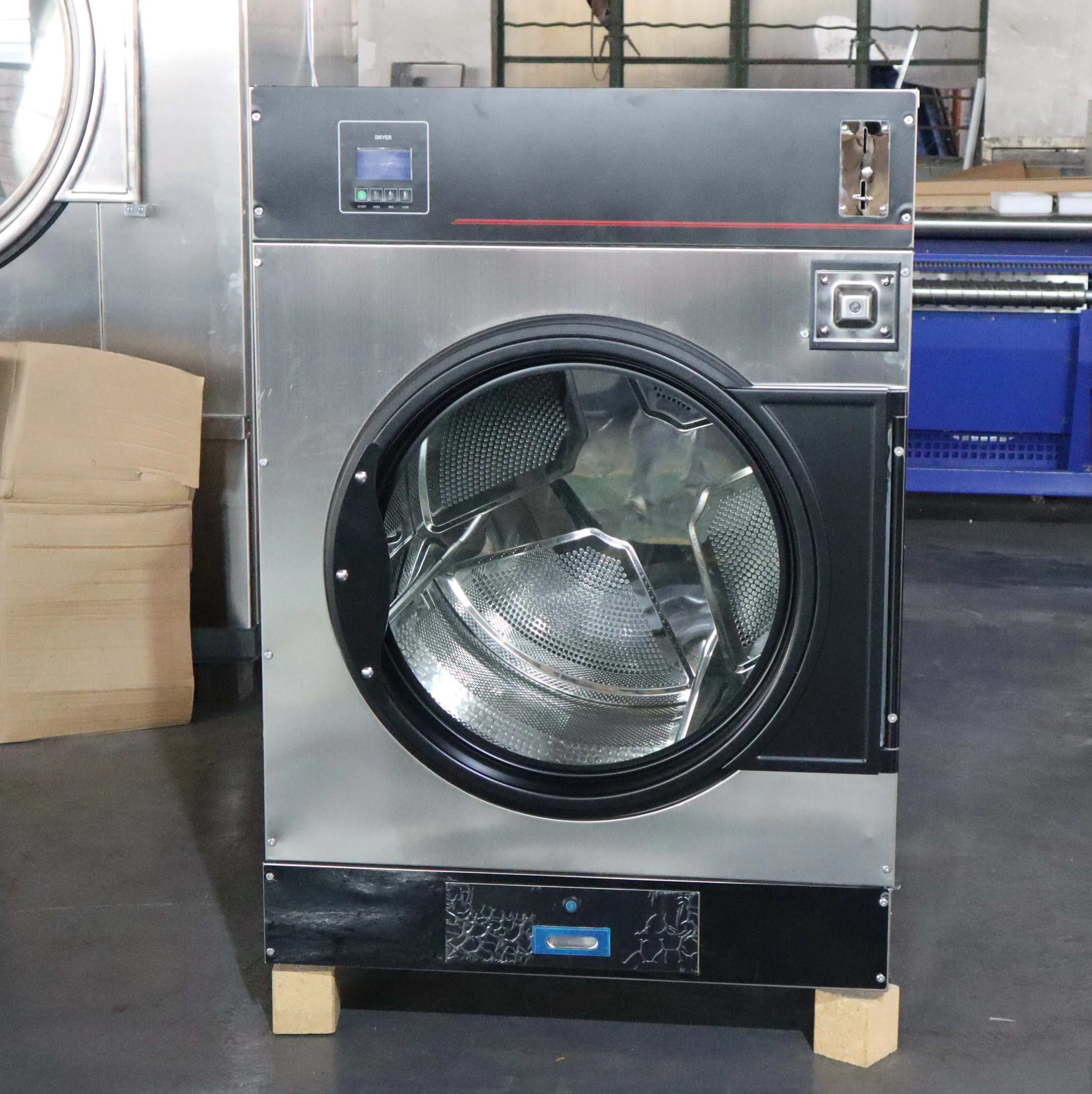 Hoop Coin Operated Stack Washer and Dryer Combo Commercial Laundry Machine