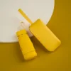 zipper bag with yellow