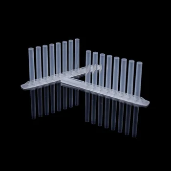 Clear Disposable 8 Well Tip Comb, 8 Strip Magnet Rod's Tip, Fit For China Tianlong Automated Nucleic Acid Extractors