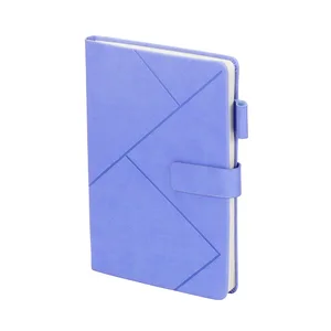 Custom Logo Diaries Stationery Blank Notebooks Hardcover PU Leather Notebooks Business Gift Sets with Pens