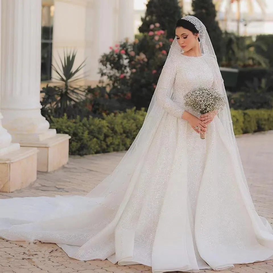 Wholesale muslim wedding dress bridal gowns wedding dress for muslims muslim audi arabia wedding dress,1 Unit Wholesale muslim wedding dress bridal gowns wedding dress for muslims muslim audi arabia wedding dress,1 Unit