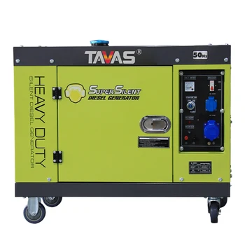 TAVAS High quality 5KVA three phase silent and electric diesel generator
