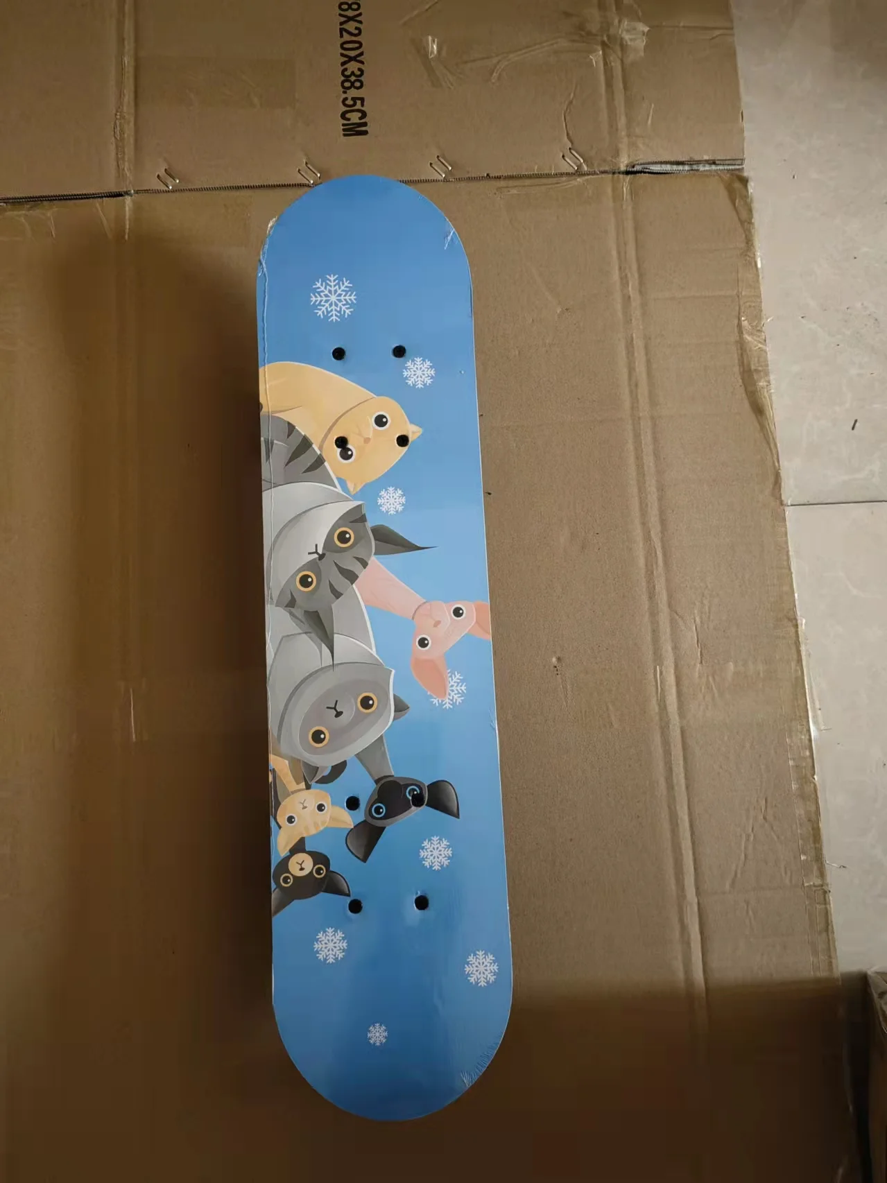 Skateboard Completo 7 Strati Acero: Per Principianti E Adulti, Portata 100 Kg - Foto 7