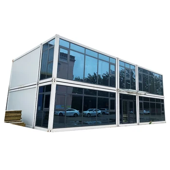 40ft Sweden Modularization Flat Pack Container House With Sandwich Panels China Prefabricated Hotel Homes