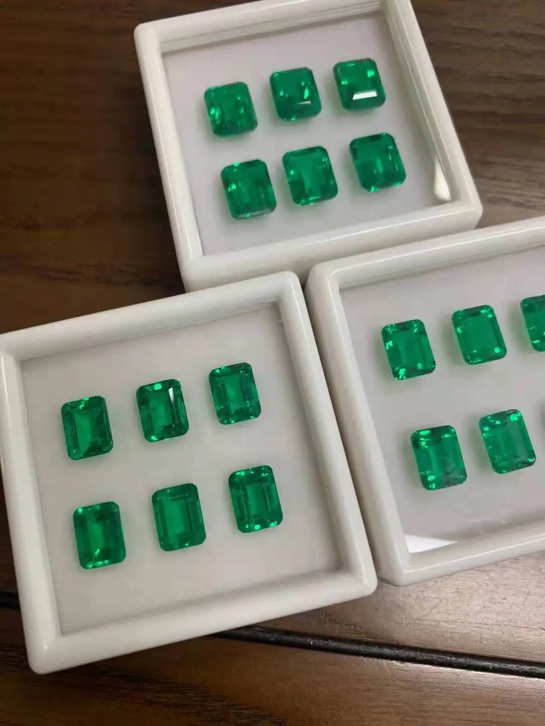 Redleaf Gems Oem/odm Price Per Carat Square Loose Gemstone Lab Grown
