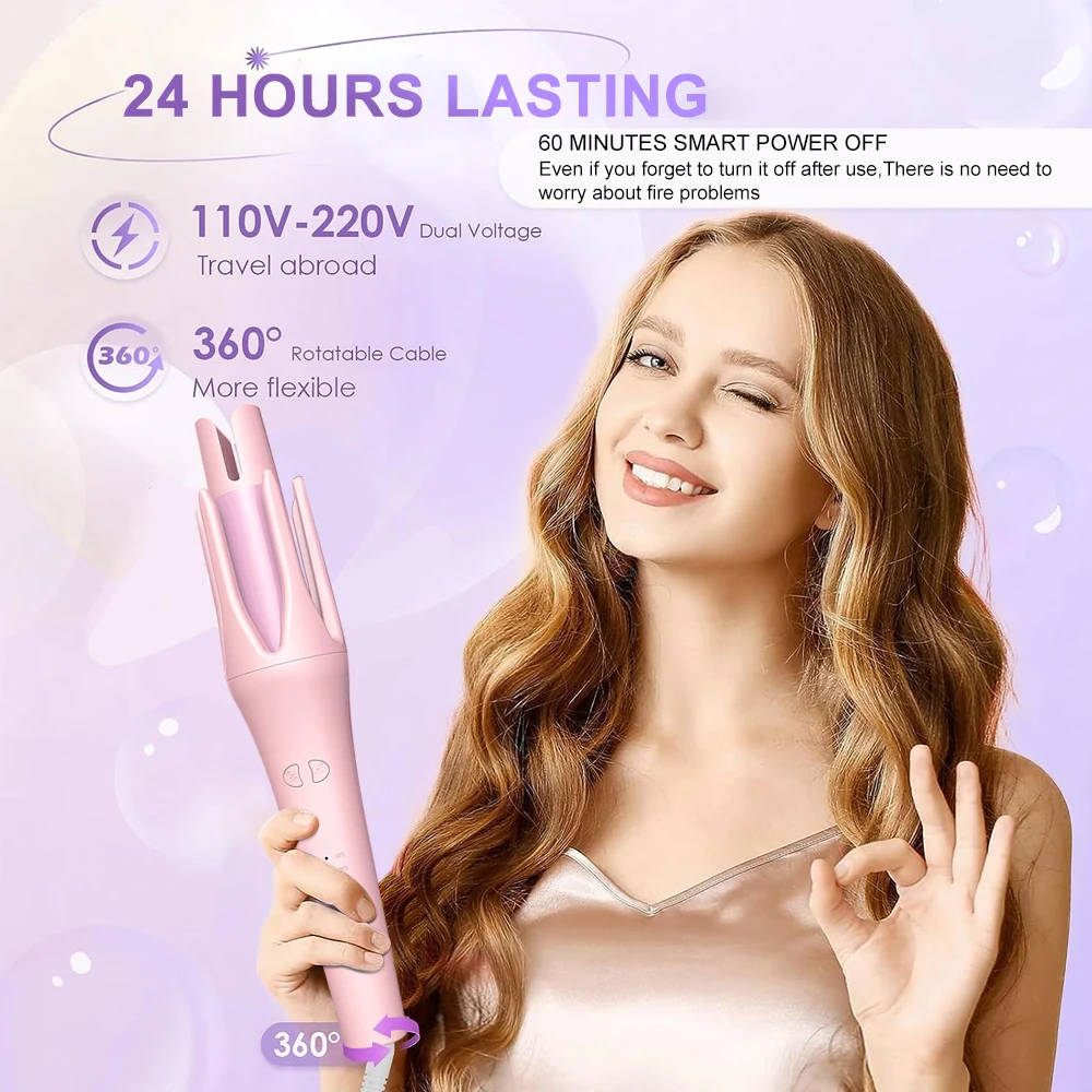 Rotating Hair Wave Curler 3C Electronic Consumer Products Manufacture