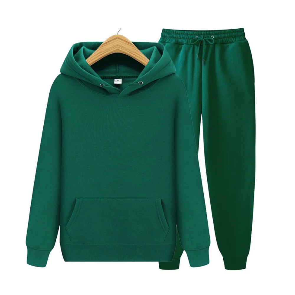 High Quality Hoodie Set Fashion Unisex Hooded Sweatshirts Cheap Hooded