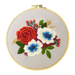 Lyc-2733 Цветочная вышивка кружевной ткани вышивкой ручной работы турецкие настенные светодиодные лампы для домашнего интерьера ручной работы украшения наборы для вышивания