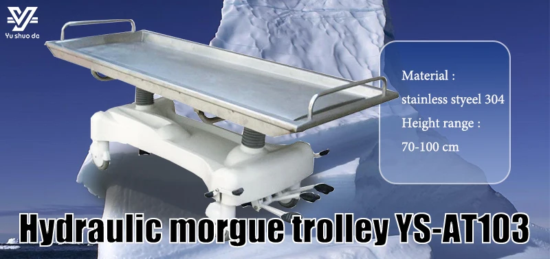 mortuary hydraulic trolley