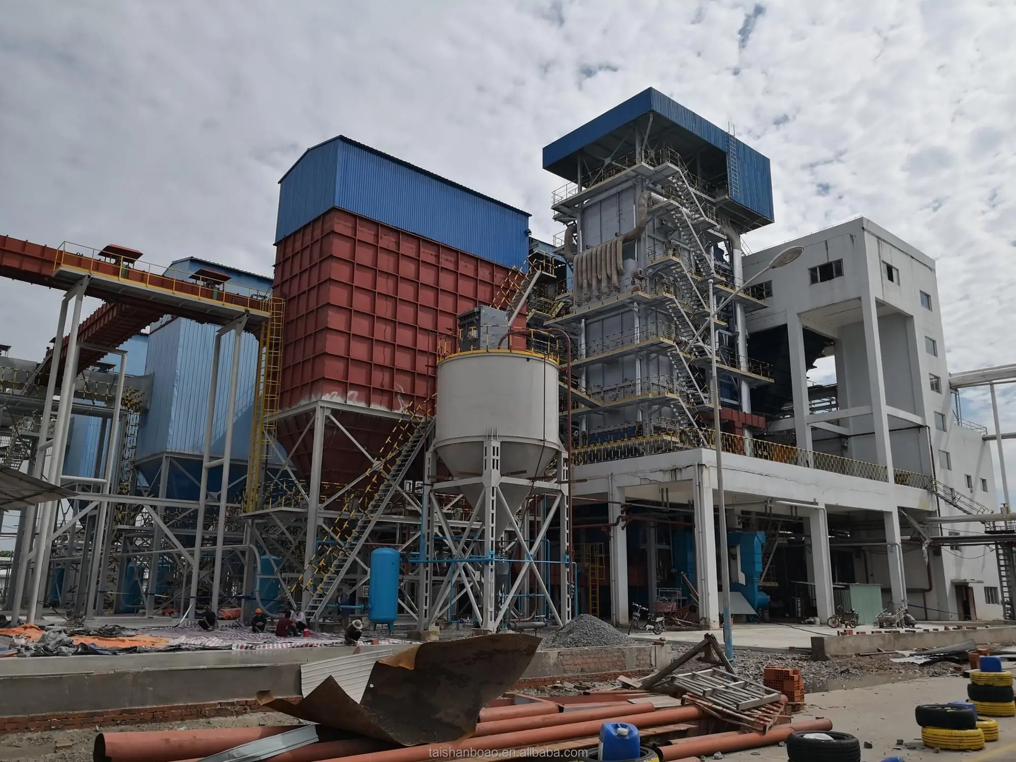 High-Capacity Vertical Charcoal CFB Steam Boiler New Condition for Biomass-Fueled Power Plant Hot Water Electricity Generation