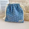Vintage blue little floral