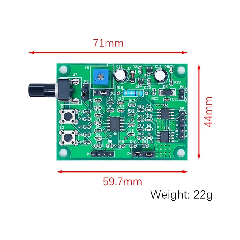 thumbnail image 2 of Micro Stepper Motor Driver Board – DC 5V-12V, 2-Phase 4-Wire / 4-Phase 5-Wire 2 of 5