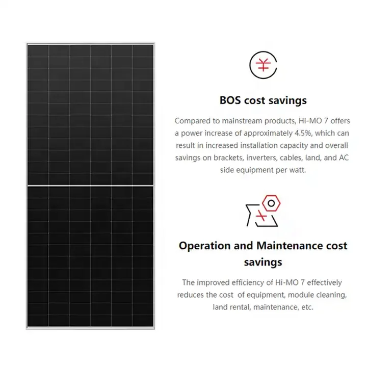 Longi Hi-mo7 Lr5-72hgd 560-590m Solar Panels 560w 565w 570w 575w 580w ...