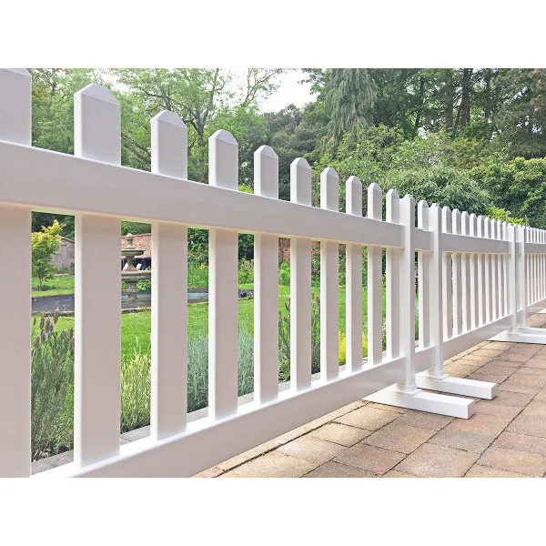 White Plastic Picket Pvc Vinyl Fence Trade In Us Cercas Para Exterior