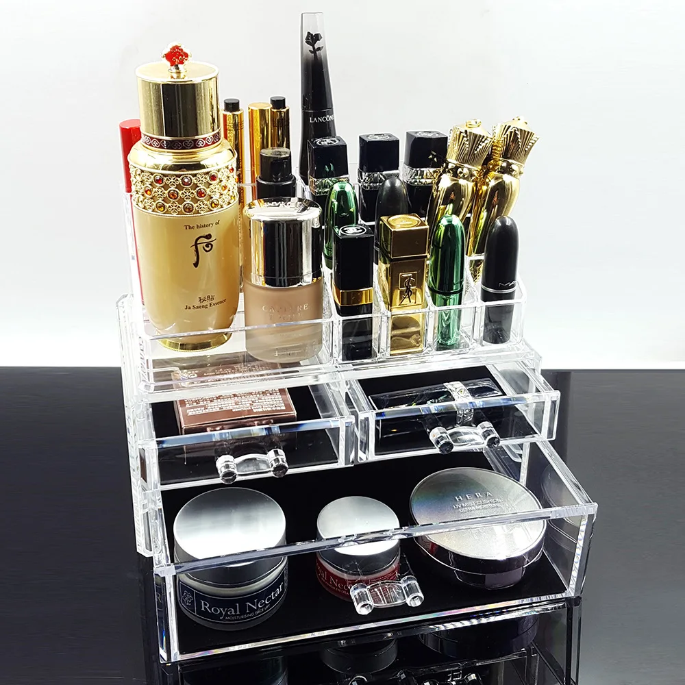 Acrylic Cosmetic Storage Case Makeup Display Box Fashion Women Acrylic
