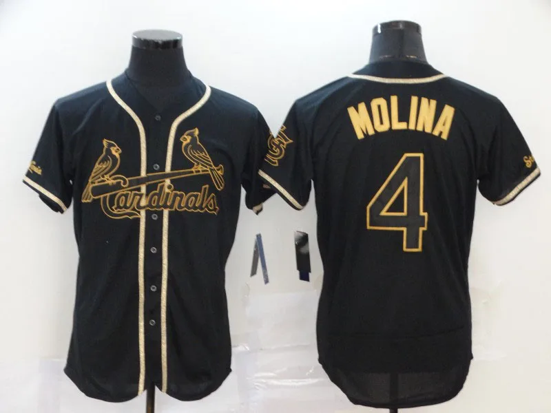 Wholesale St. Louis 1 Ozzie Smith 4 Yadier Molina 28 Nolan Arenado 46 Paul  Goldschmidt Jersey Cardinals S-3xl Stitched Baseball Jersey From  m.