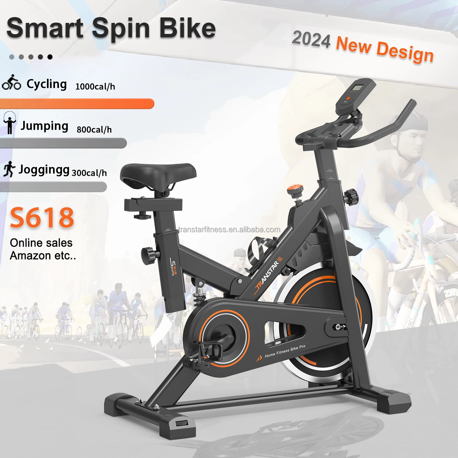 Spin Bike Amazon Bicicleta De Spinning Transtar Fitness Magnetic