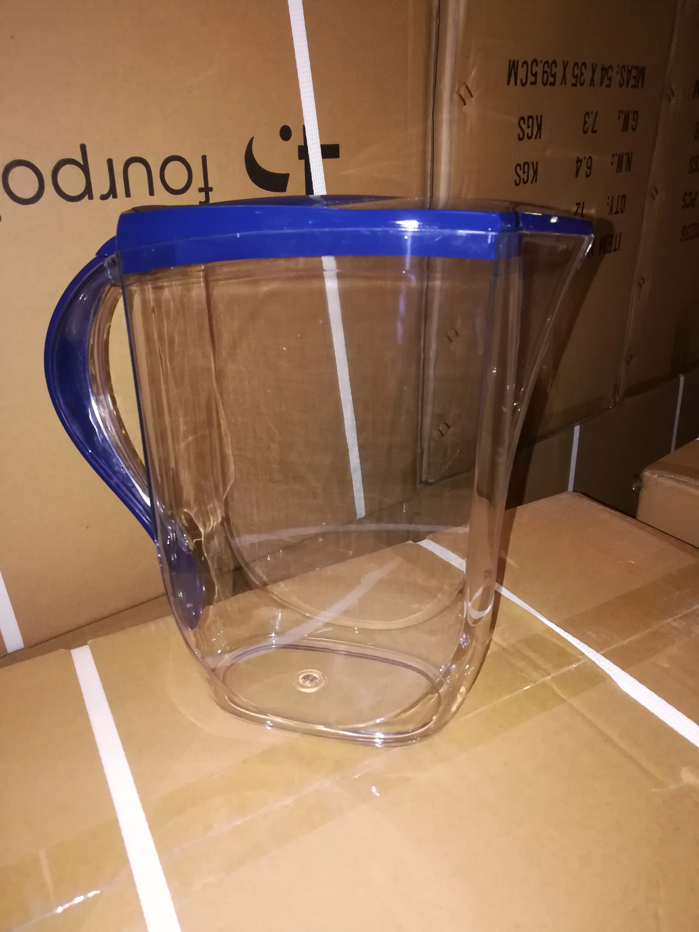 3000ml Large Size High Quality Rectangular Plastic Clear Pitcher Transparent Water Jug