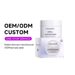 Best Skin Care OEM Product Organic Hydrating Facial Masks Lighten Dark Spots Moisturizing Whitening Clay Sleeping Face Mask