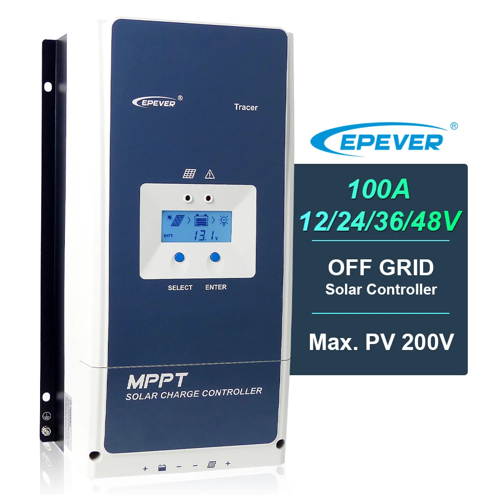 Epever Tracer10420An Epever Mppt Solar Charge Controller 48v 100a 200v Epever 10420an