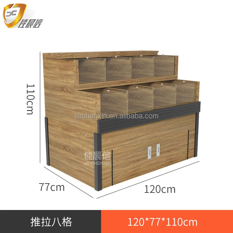 Manufacturers Customized Supermarket Wooden Display Racks Rice Double ...