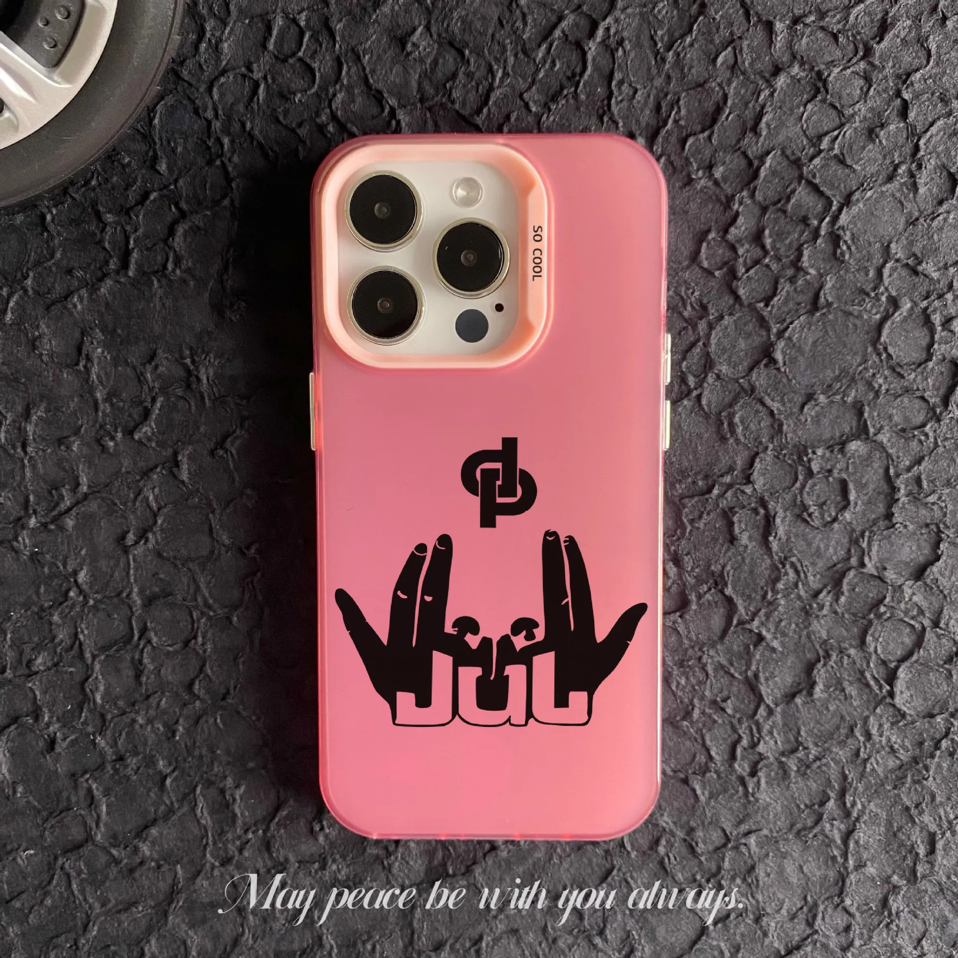 Chao Brand Colorful Silver IMD Jul (rapper) Mobile Phone Case for iphone 11  12 13 14 15 16 17 Pro Max 16E Anti-fall Mobile Cover