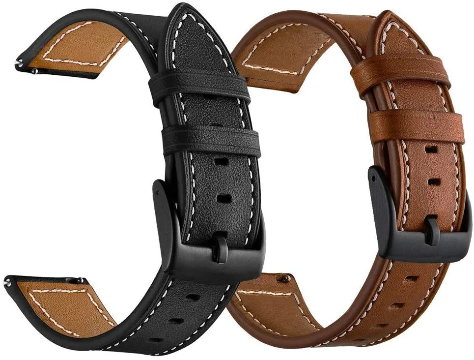Genuine Leather Silicone Band Strap for Apple iWatch Series 7 6 5 4 3 2 38/45mm