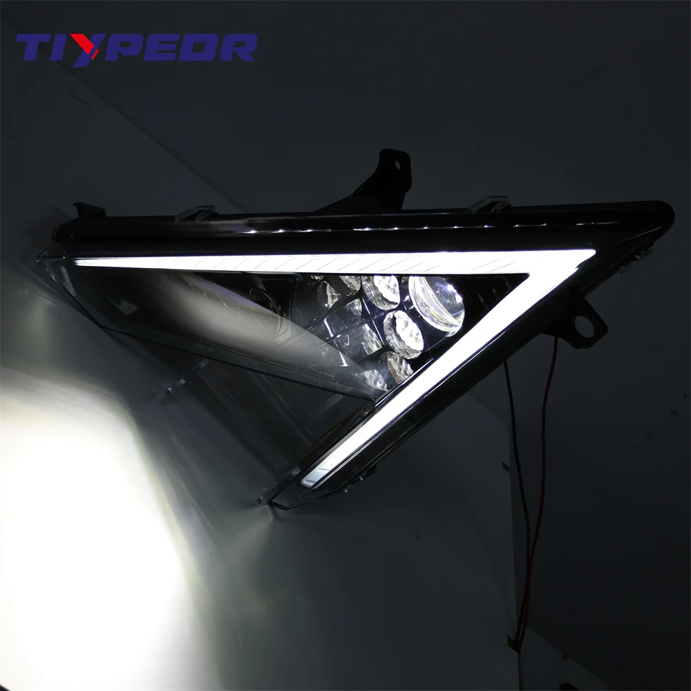 TIYPEOR LED Headlights for RZR Pro XP 2020 2021 OEM 2414538 2414539 RGB DRL Turn Signal Lights ATV UTV Headlamp factory