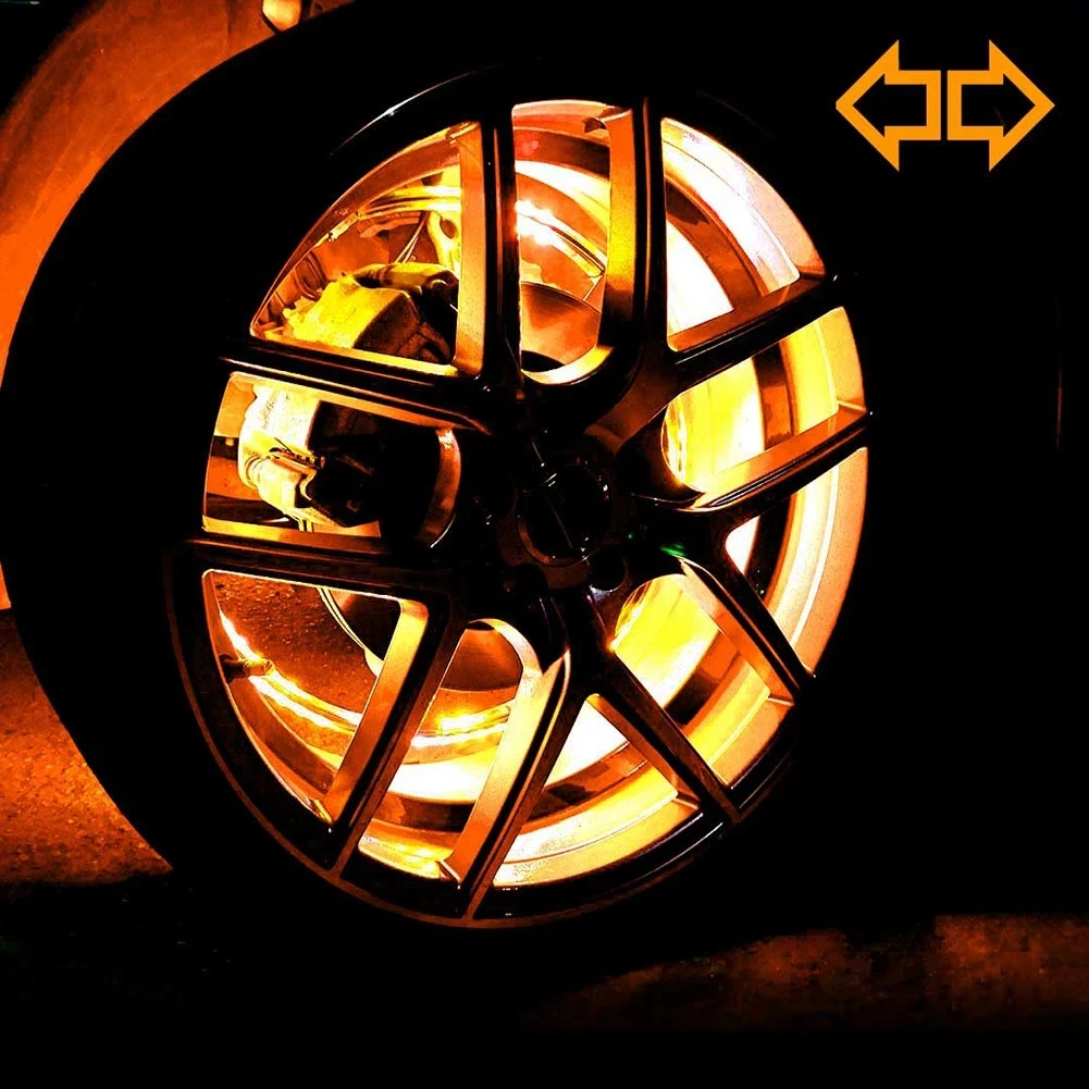 Rgb Smd Led Color Wheel Rim Lights App Control Waterproof Car Alloy Led